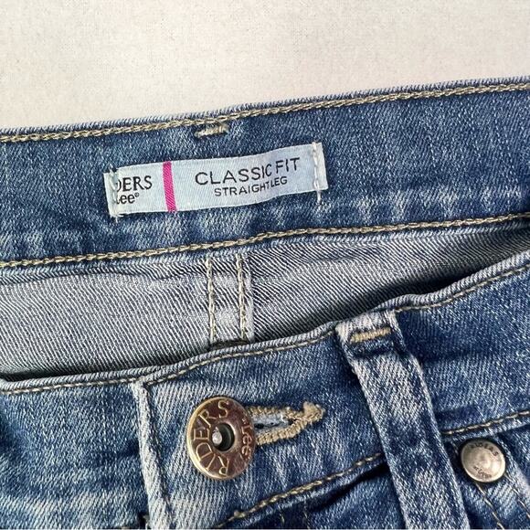 Riders by Lee Jeans Womens 8 P Classic Fit Straight Leg Medium Wash - Picture 4 of 13